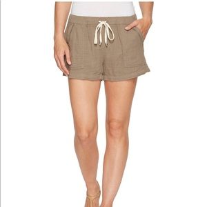 Splendid Beige Tan Linen Shorts XS